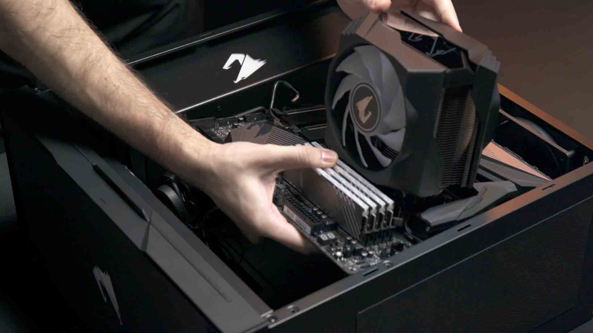 Mount Motherboard into case