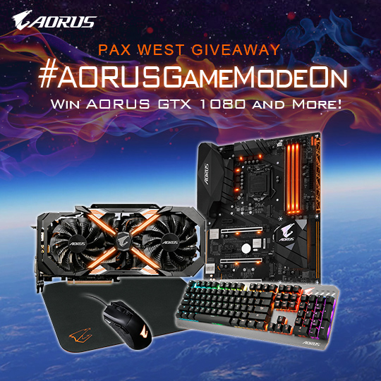 AORUS Game Mode On | PAX WEST 2017