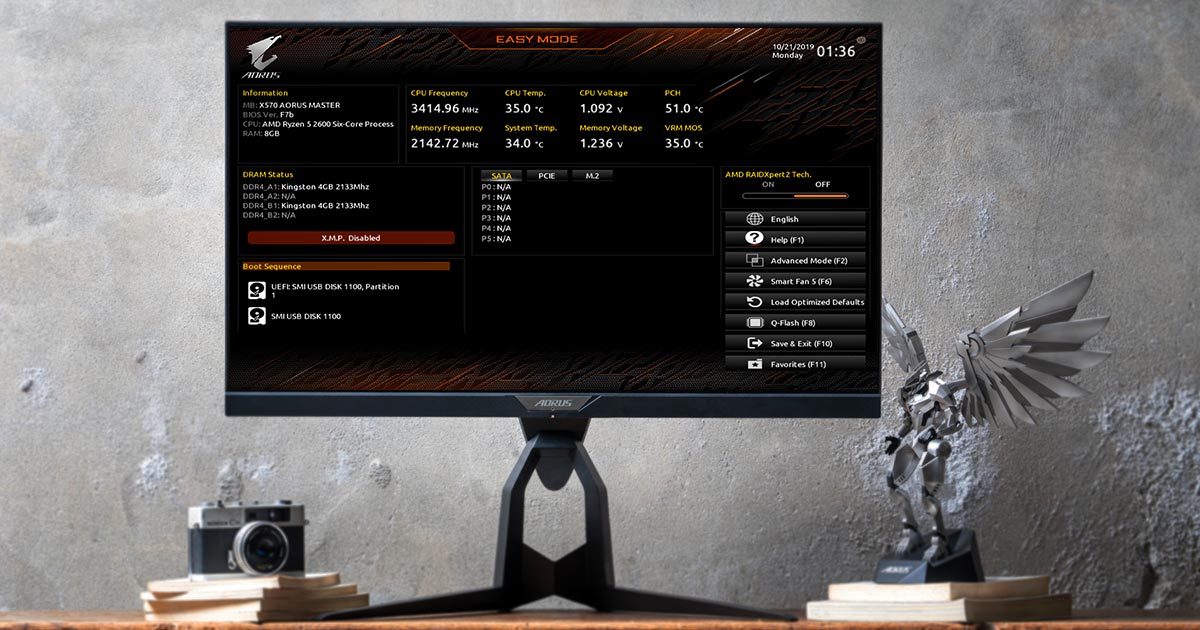 GIGABYTE BIOS is back with an awesome new design