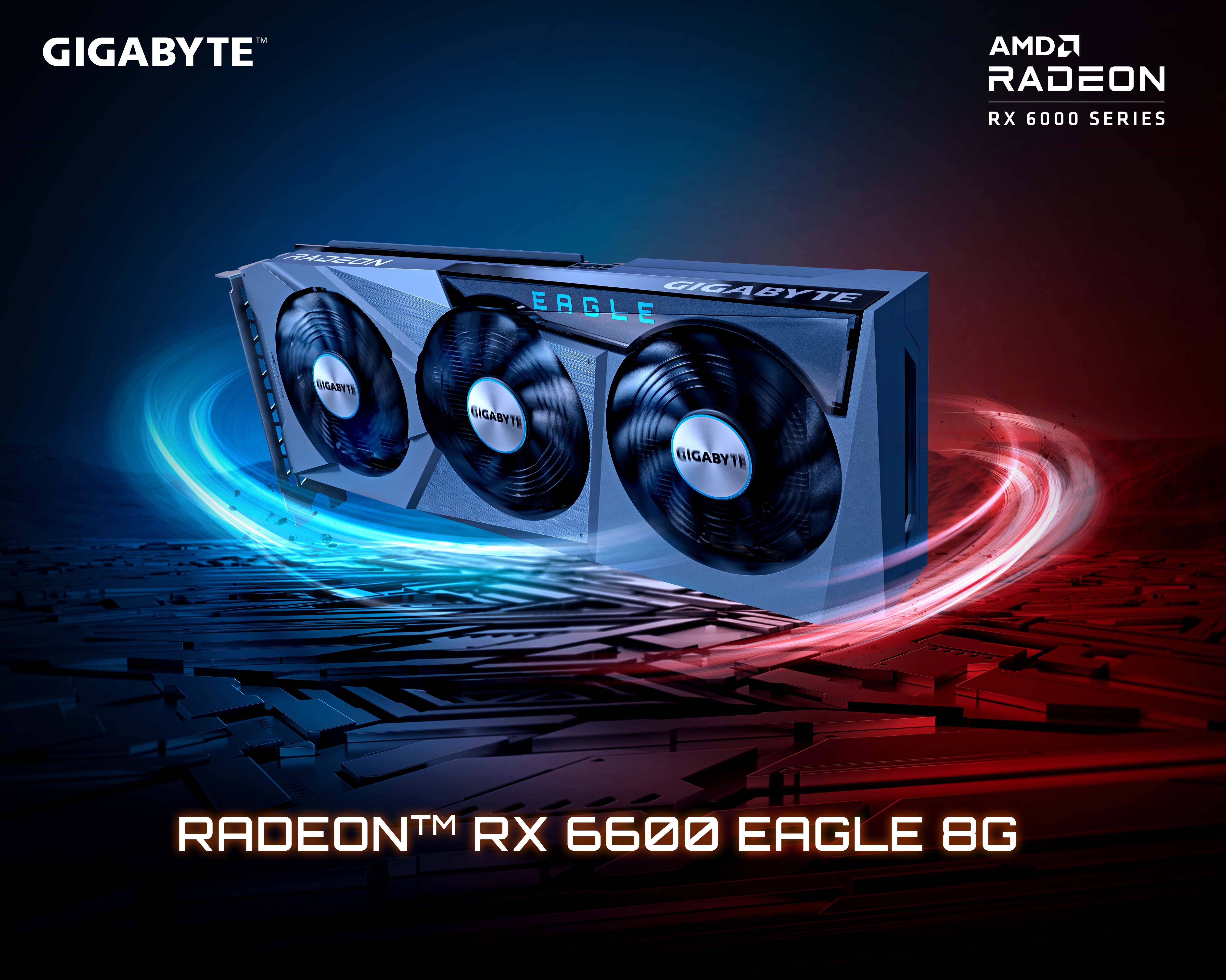 GIGABYTE Launches AMD Radeon™ RX 6600 EAGLE 8G Graphics Card